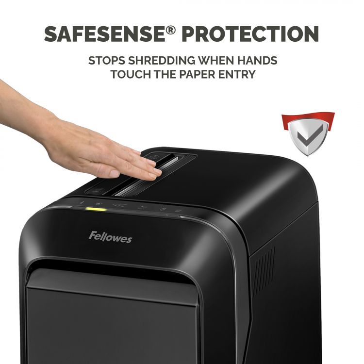 Fellowes Powershred LX221 Micro-Cut Shredder Black - Image 5