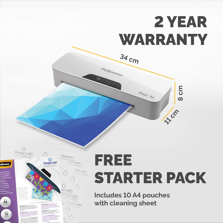 Fellowes Pixel A4 Laminator - Image 8