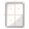 Nobo 1902557 Premium Plus Internal Glazed Case Magnetic 4 x A4