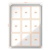 Nobo 1902560 Premium Plus Internal Glazed Case Magnetic 9 x A4