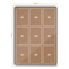 Nobo 1902564 Premium Plus Internal Glazed Case Cork 9 x A4
