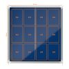 Nobo 1902566 Premium Plus Blue Felt Lockable Notice Board 12xA4