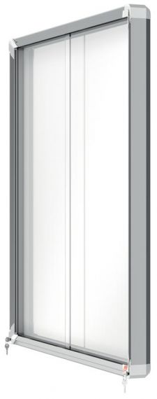 Nobo 1902570 Premium Plus Magnetic Lockable Notice Board 12xA4 thumbnail 2