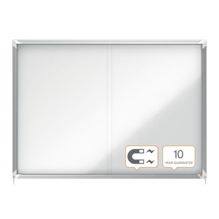 Nobo 1902571 Premium Plus Magnetic Lockable Notice Board 18xA4 - Image 5
