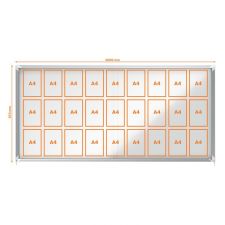 Nobo 1902572 Premium Plus Magnetic Lockable Notice Board 27xA4 thumbnail 5