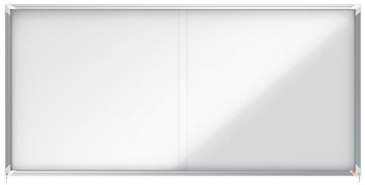 Nobo 1902572 Premium Plus Magnetic Lockable Notice Board 27xA4