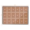 Nobo 1902575 Premium Plus Cork Lockable Notice Board 18xA4