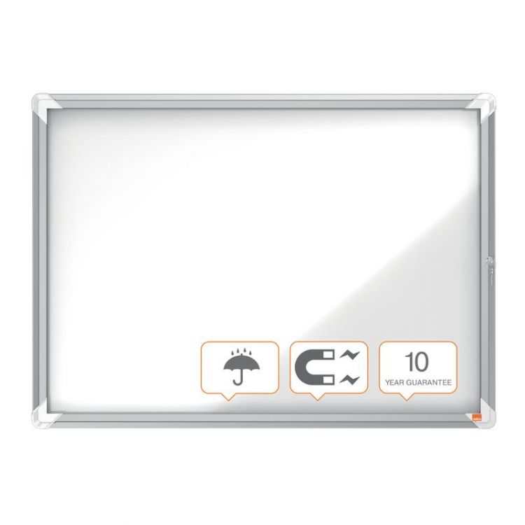 Nobo 1902579 Premium Plus External Glazed Case Magnetic 8 x A4 - Image 4