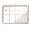 Nobo 1902579 Premium Plus External Glazed Case Magnetic 8 x A4