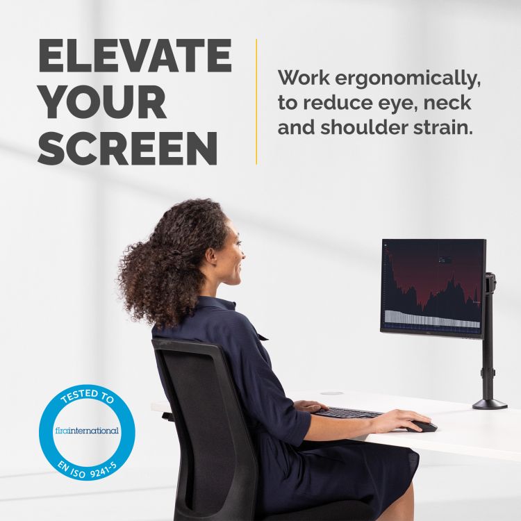 Fellowes 8502501 Reflex Series Single Monitor Arm - Image 2