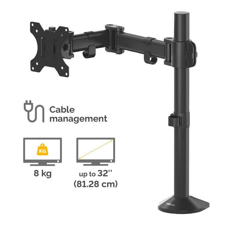 Fellowes 8502501 Reflex Series Single Monitor Arm - Image 3
