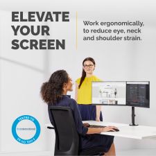 Fellowes 8502601 Reflex Series Dual Monitor Arm thumbnail 2