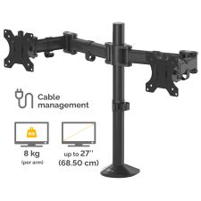 Fellowes 8502601 Reflex Series Dual Monitor Arm thumbnail 3