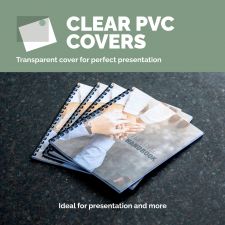 Fellowes PVC Cover A4 180 micron Clear thumbnail 10