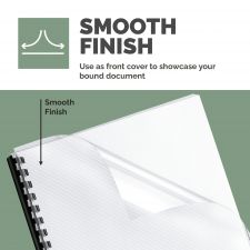 Fellowes PVC Cover A4 180 micron Clear thumbnail 4