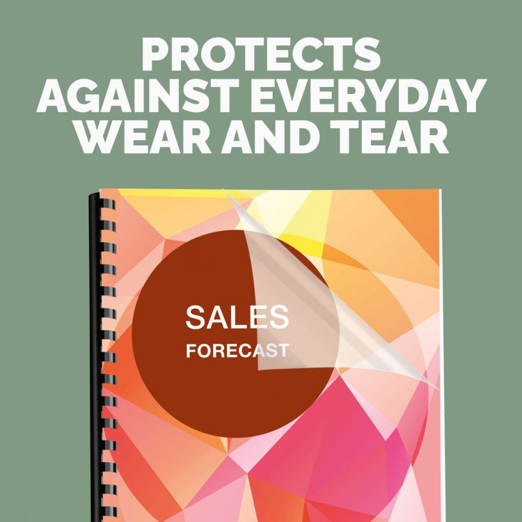 Fellowes PVC Cover A4 180 micron Clear - Image 5