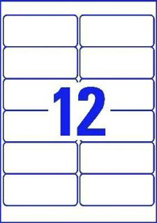 Avery L4776-20 Resistant Labels 20 sheets - 12 Labels per Sheet thumbnail 2