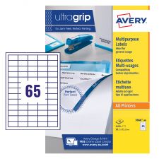 Avery 3666 Multipurpose Labels 40 sheets - 65 labels per sheet thumbnail 3