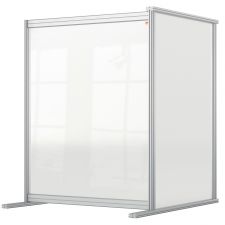 Nobo 1915497 Premium Plus Desk Divider Extender 800x1000mm Acrylic thumbnail 1