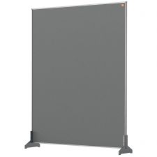 Nobo 1915502 Grey Impression Pro Desk Divider 800x1000mm thumbnail 1