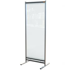 Nobo 1915552 Premium Plus Clear PVC Free Standing Protective Room Divider Screen 780x2060mm thumbnail 1
