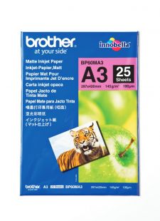 Brother BP60M A3 Matt Paper (25 sheets) thumbnail 1
