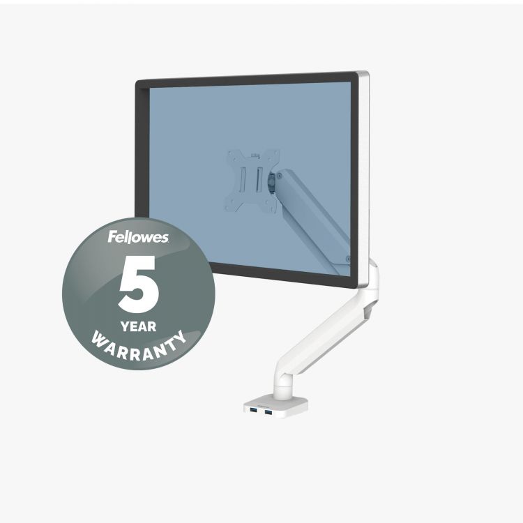 Fellowes 8056201 Platinum Series Single Monitor Arm - White - Image 8