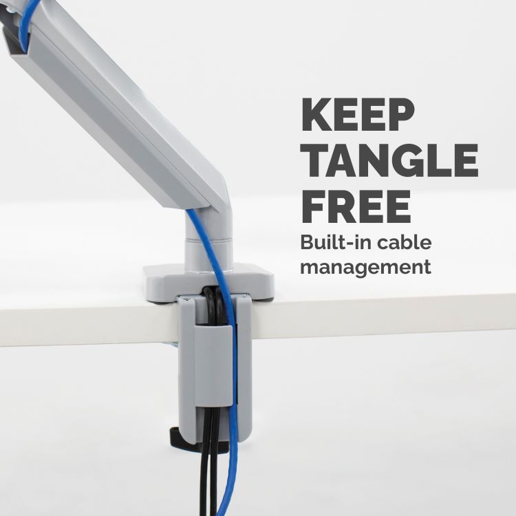 Fellowes 8056401 Platinum Series Single Monitor Arm - Silver - Image 6