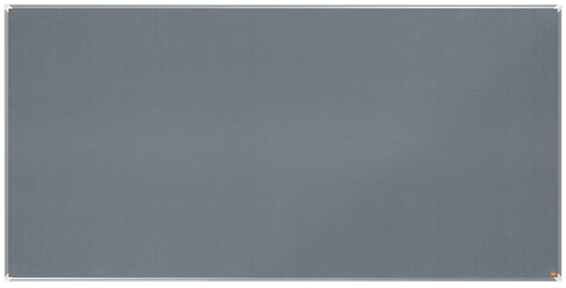 Nobo 1915200 Premium Plus Grey Felt Notice Board 2400x1200mm