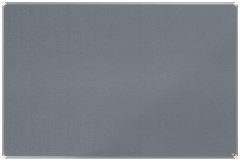 Nobo 1915199 Premium Plus Grey Felt Notice Board 1800x1200mm