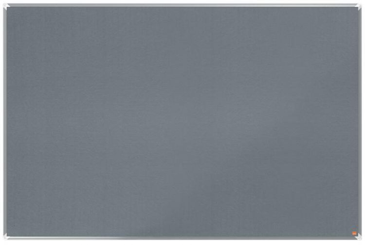 Nobo 1915199 Premium Plus Grey Felt Notice Board 1800x1200mm