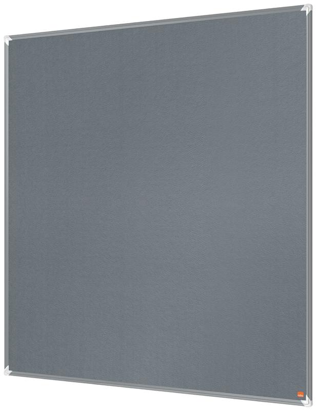 Nobo 1915197 Premium Plus Grey Felt Notice Board 1200x1200mm