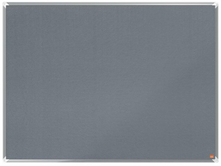 Nobo 1915196 Premium Plus Grey Felt Notice Board 1200x900mm
