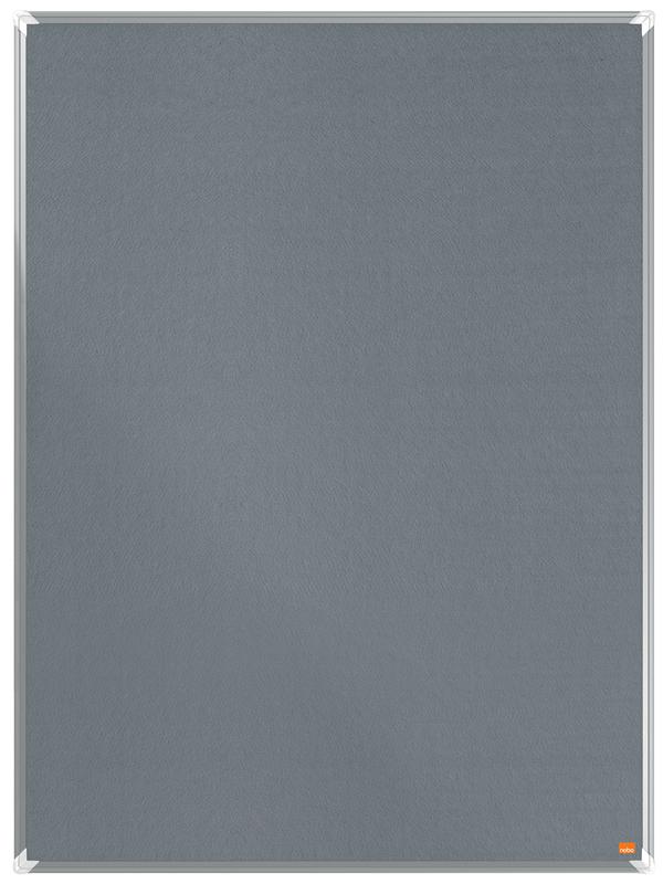 Nobo 1915195 Premium Plus Grey Felt Notice Board 900x600mm
