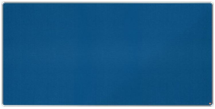 Nobo 1915193 Premium Plus Blue Felt Notice Board 2400x1200mm