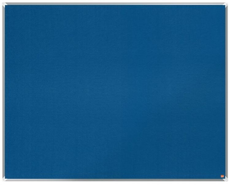 Nobo 1915191 Premium Plus Blue Felt Notice Board 1500x1200mm