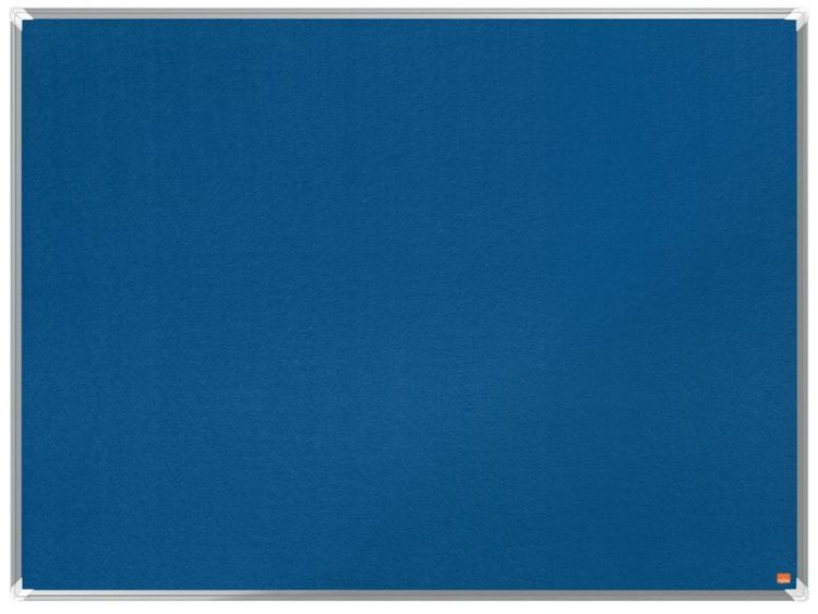Nobo 1915189 Premium Plus Blue Felt Notice Board 1200x900mm