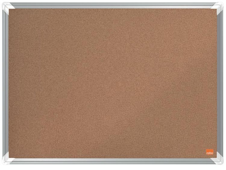 Nobo 1915179 Premium Plus Cork Notice Board 600x450mm