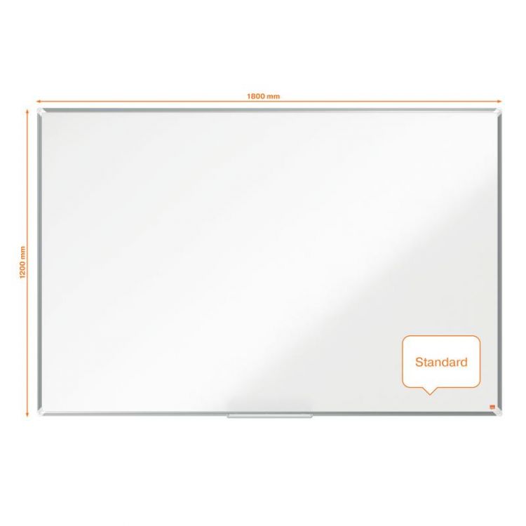 Nobo 1915171 Premium Plus Melamine Whiteboard 1800x1200mm - Image 4