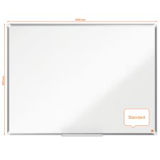 Nobo 1915168 Premium Plus Melamine Whiteboard 1200x900mm thumbnail 1