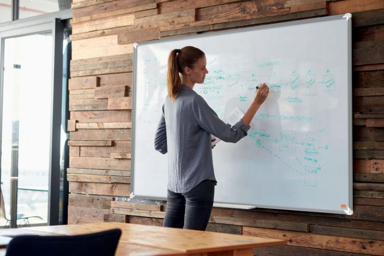 Nobo 1915167 Premium Plus Melamine Whiteboard 900x600mm - Image 8