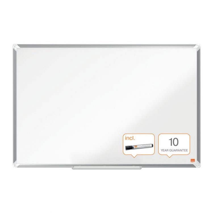 Nobo 1915167 Premium Plus Melamine Whiteboard 900x600mm - Image 2