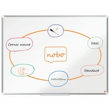 Nobo Premium Plus Steel Magnetic Whiteboard 1200x900mm thumbnail 7