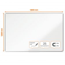 Nobo Premium Plus Enamel Magnetic Whiteboard 1800x1200mm thumbnail 2