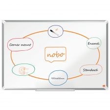 Nobo Premium Plus Enamel Magnetic Whiteboard 900x600mm thumbnail 5