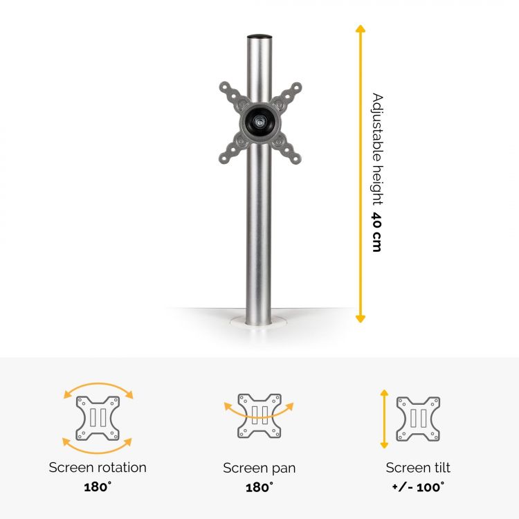 Fellowes 8042801 Single Monitor Arm Accessory - Image 4