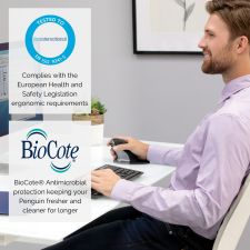 Fellowes 9894501 Large Penguin Ambidextrous Vertical Mouse - Wireless thumbnail 5