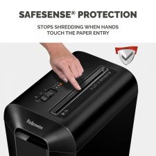 Fellowes Powershred LX65 Cross Cut Shredder Black thumbnail 4