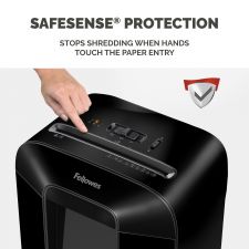 Fellowes Powershred LX85 Cross Cut Shredder Black thumbnail 4