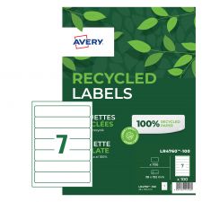 Avery LR4760-100 Recycled Filing Labels 100 sheets - 7 Labels per Sheet thumbnail 2